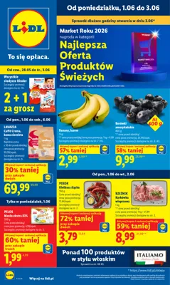 Lidl gazetka - od 01/06/2026 do 03/06/2026